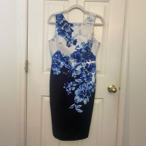 Maeve by Anthropologie- Dress-  Blue Motif/ Size 10P